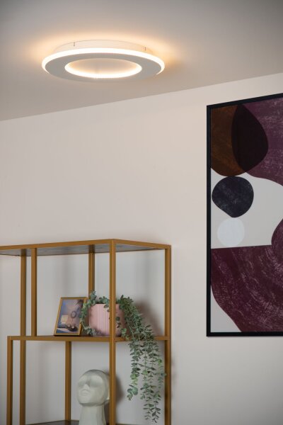 LED Deckenleuchte dimmbar blendarm Weiß 2700K Ø39,6 cm
