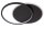 LED Deckenlampe dimmbar Schwarz Ring 2700K L:39,1 cm