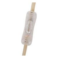 Tischleuchte schwenkbar Beige Pilzlampe E27 H:33,5 cm