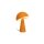 Tischleuchte schwenkbar Orange Pilzlampe E27 H:33,5 cm