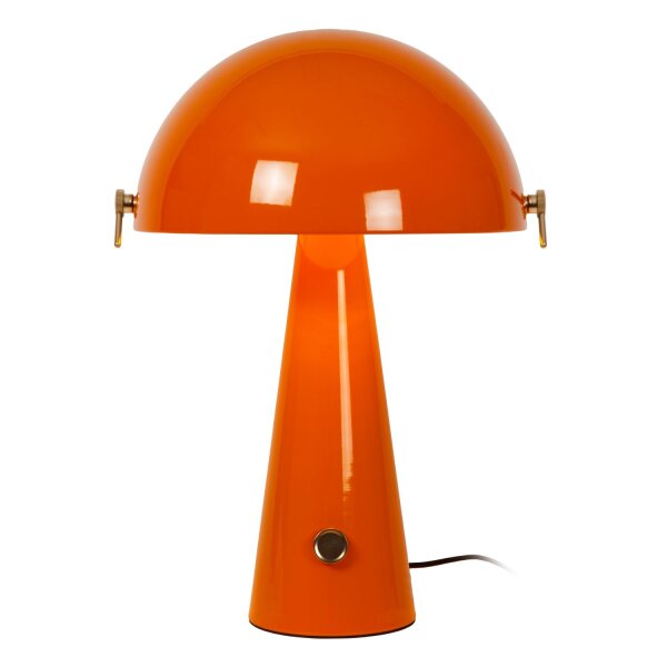 Tischleuchte schwenkbar Drehdimmer Orange E27 H:51,8 cm