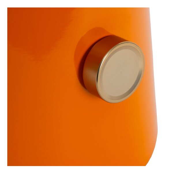 Tischleuchte schwenkbar Drehdimmer Orange E27 H:51,8 cm