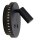 LED Wandspot schwenkbar drehbar Schwarz 3000K B:14 cm