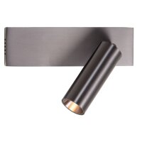 LED Spot schwenkbar Schwarz-Chrom 2700-4000K H:13,5 cm
