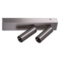 LED Deckenspot drehbar Schwarz-Chrom 2700-4000K L:28 cm