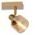 Deckenstrahler schwenkbar Gold Bernstein 2-flammig E14