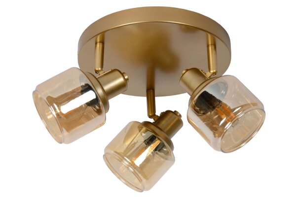 Deckenstrahler schwenkbar Gold Bernstein E14 Retro