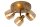 Deckenstrahler schwenkbar Gold Bernstein E14 Retro