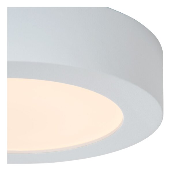 LED Deckenlampe blendarm Weiß 3000K IP44 Ø18 cm rund