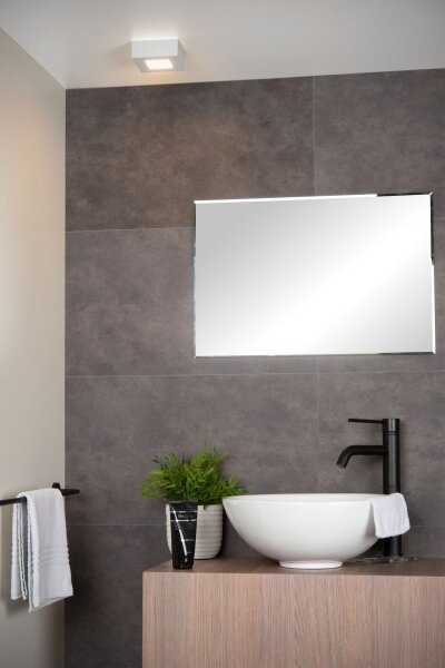 LED Deckenleuchte blendarm Weiß 3000K IP44 B:10,8 cm