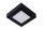 LED Deckenlampe blendarm Schwarz 3000K IP44 B:16,8 cm