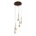 LED Pendelleuchte Glas Bernstein 2200-3300K L:41,8 cm
