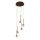 LED Pendelleuchte Glas Bernstein 2200-3300K L:41,8 cm