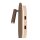 LED Wandlampe schwenkbar drehbar Holz Taupe 2700K