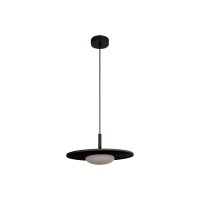 LED Pendelleuchte Holz Schwarz Taupe 2700K Ø38,7 cm