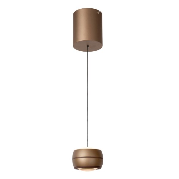 LED Pendelleuchte Champagner CCT 2200-3000K Ø10 cm rund