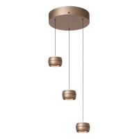 LED Hängelampe Aluminium Champagner 2200-3000K L:33 cm