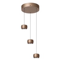 LED Hängelampe Aluminium Champagner 2200-3000K L:33 cm