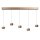 LED Pendelleuchte Champagner CCT 2200-3000K L:120 cm
