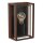 Außenleuchte Alu Rostbraun Rauchglas E27 IP65 B:14,5 cm