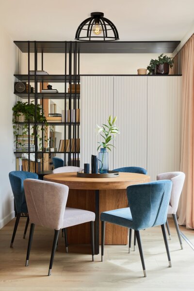 Deckenleuchte Metall Schwarz E27 Ø40 cm modern rund