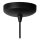 Pendelleuchte verstellbar Schwarz E27 Ø40 cm modern
