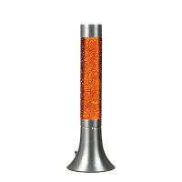 Retro Lavalampe Glitter Orange rund &Oslash;13cm YVONNE