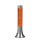 Retro Lavalampe Glitter Orange rund Ø13cm YVONNE