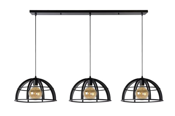 Hängelampe verstellbar Schwarz E27 L:150 cm modern