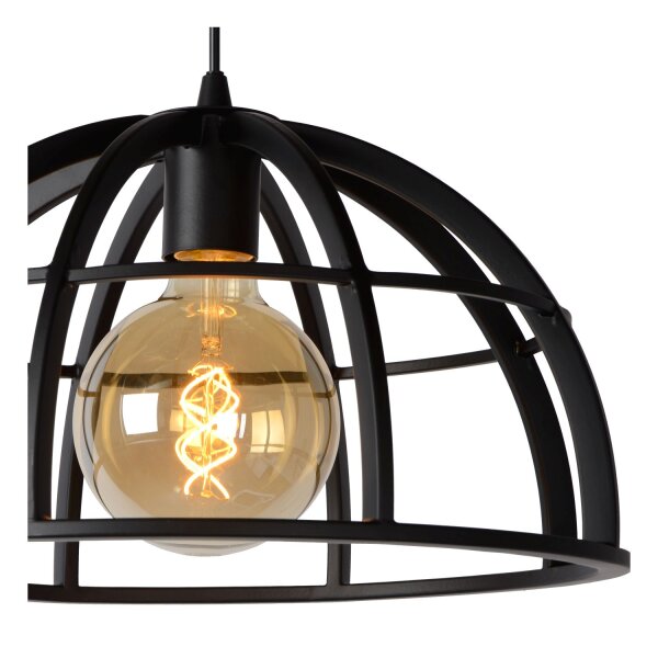 Hängelampe verstellbar Schwarz E27 L:150 cm modern