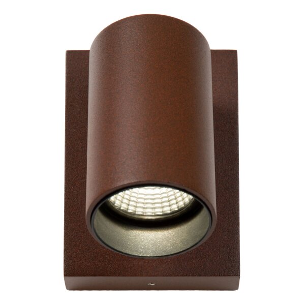 LED Wandstrahler schwenkbar Rostbraun 2200-3000K IP65