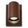 LED Wandstrahler schwenkbar Rostbraun 2200-3000K IP65