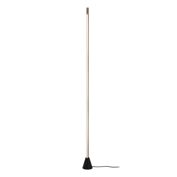 LED Stehlampe dimmbar Kaffeebraun 2700-4000K H:157 cm