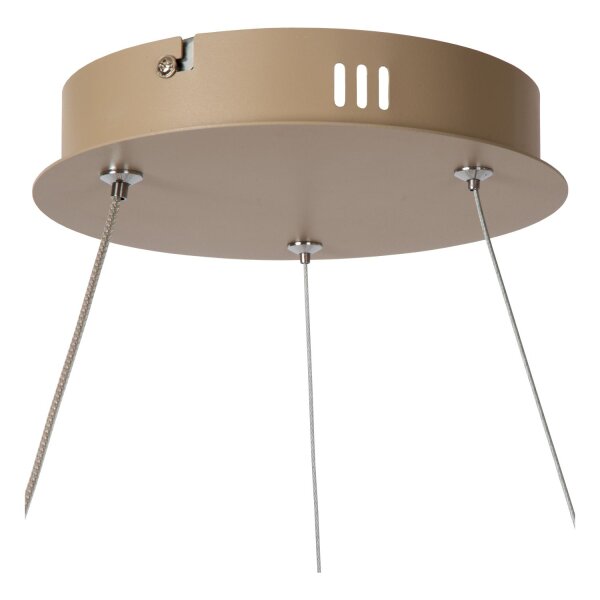 LED Hängelampe Aluminium Taupe CCT 2700-4000K B:51 cm