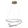 LED Hängelampe Aluminium Taupe CCT 2700-4000K B:51 cm