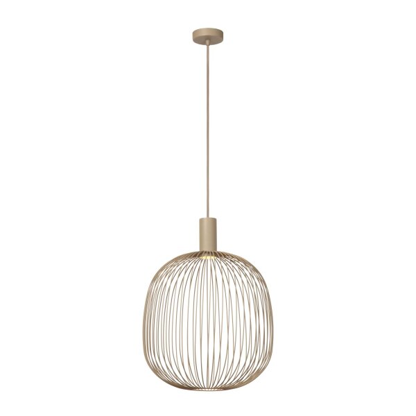 Hängelampe verstellbar Taupe GU10 Ø40 cm rund modern