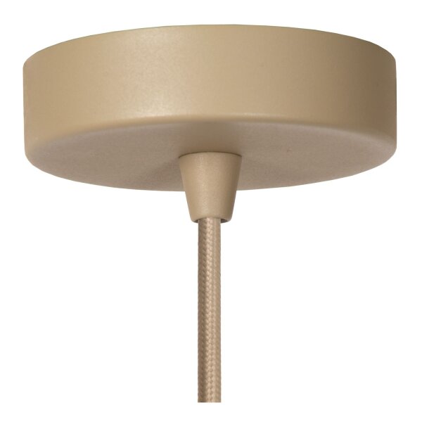 Hängelampe verstellbar Taupe GU10 Ø40 cm rund modern