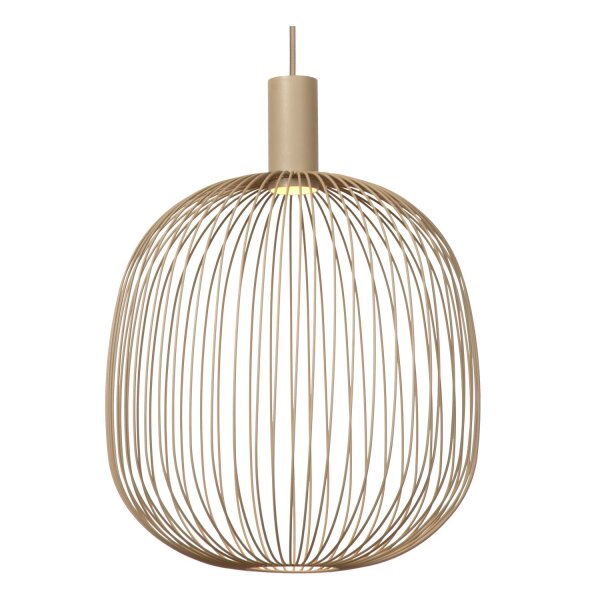 Hängelampe verstellbar Taupe GU10 Ø40 cm rund modern