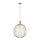 Hängelampe verstellbar Taupe GU10 Ø40 cm rund modern