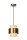 Pendelleuchte verstellbar Glas Gold Weiß E27 B:20 cm