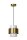 Pendelleuchte verstellbar Glas Gold Weiß E27 B:20 cm
