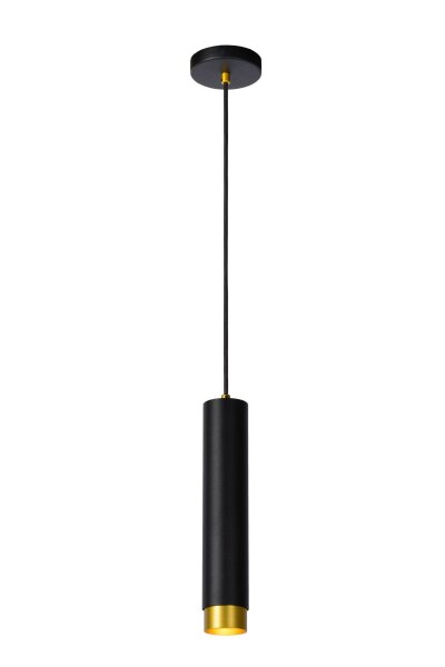 Hängelampe verstellbar Schwarz GU10 Ø5,9 cm rund