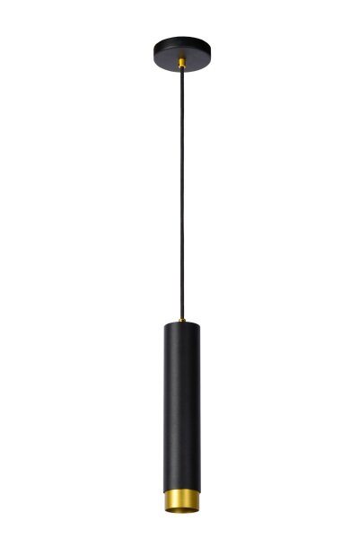 Hängelampe verstellbar Schwarz GU10 Ø5,9 cm rund