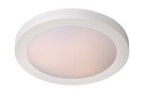 Deckenlampe blendarm Wei&szlig; E27 IP44 &Oslash;27 cm rund
