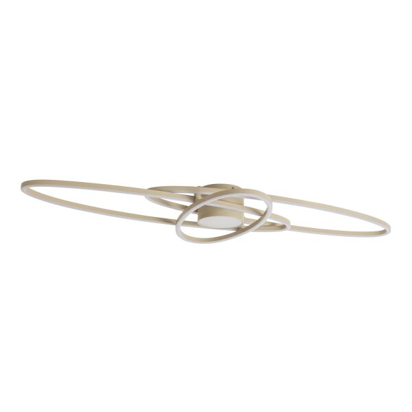 LED Deckenlampe dimmbar Taupe CCT 2700-4000K L:101 cm