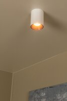 Deckenlampe Aluminium Weiß GU10 Ø8 cm rund...