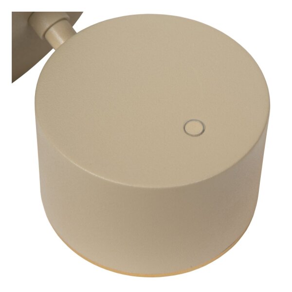 LED Deckenlampe schwenkbar Touchdimmer Taupe 2700K