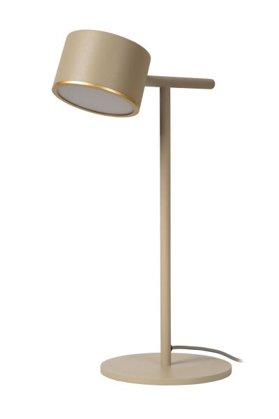 LED Tischlampe schwenkbar Touchdimmer Taupe 2700K 40 cm