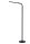 LED Stehlampe verstellbar flexibel Schwarz 2700K 153 cm