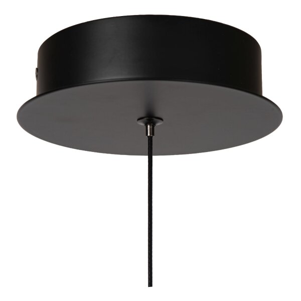 LED Pendelleuchte Glas Schwarz Bernstein 2700K B:30 cm